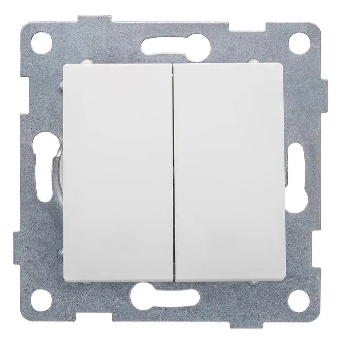 2-way switch SP Ugra 10A 250V mechanism white GUSI С11В2-001