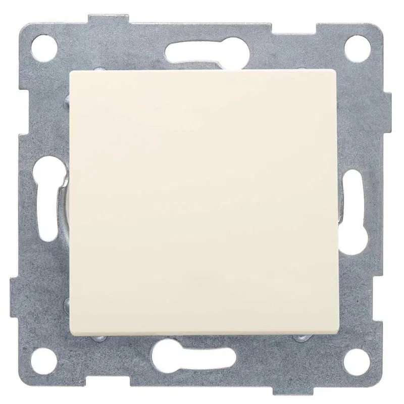 Cross switch 1-way SP Ugra 10A 250V mechanism beige GUSI C11B7-003