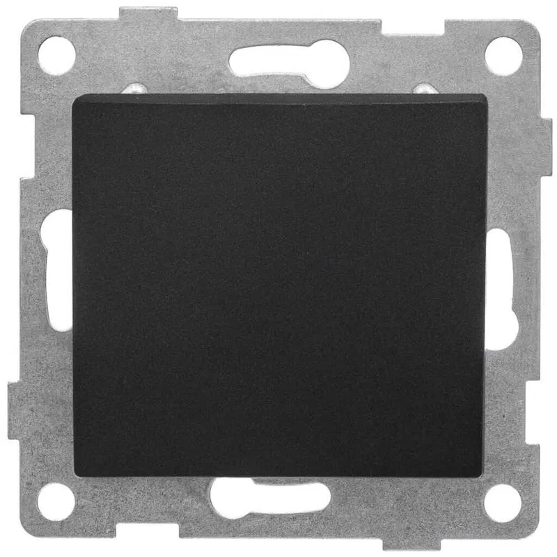 Cross switch 1-way SP Ugra 10A 250V mechanism graphite GUSI C11B7-010