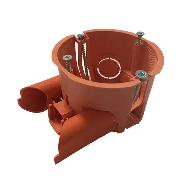 Mounting box SP 68x45 IP20 with cable channel for hollow walls non-flammable orange GUSI S3E3 KK Ng Euro GUSI