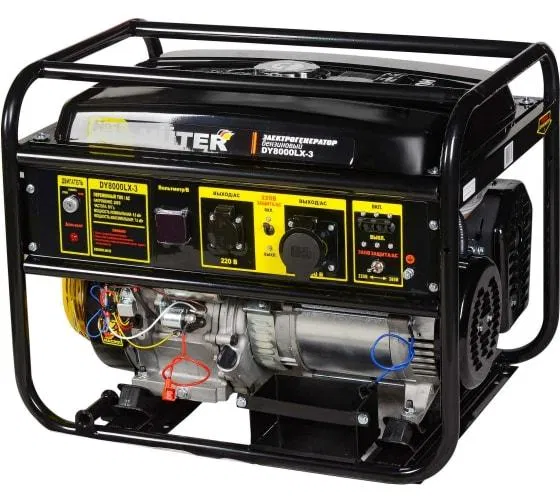 HUTER DY8000LX-3 发电机 3ph 7000W 电启动器 64/1/28