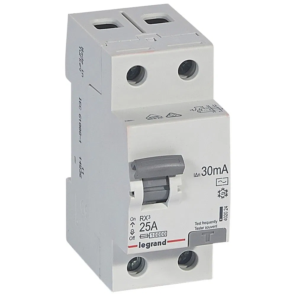 RX3 ВДТ 30мА 25А 2П AC LEGRAND 402024 IEK