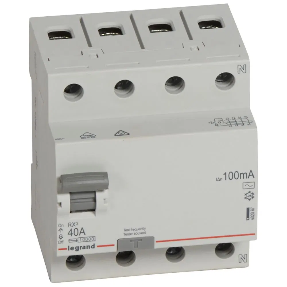 RX3 ВДТ 100мА 40А 4П AC LEGRAND 402067 IEK