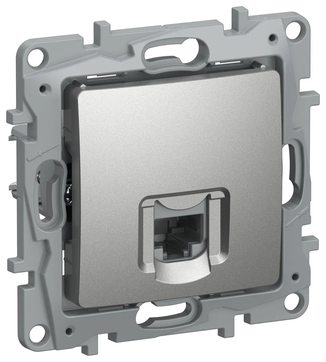 IEKETIKA Розетка компьютерная RJ45 категория 5Е UTP 6724411 алюминий IEK