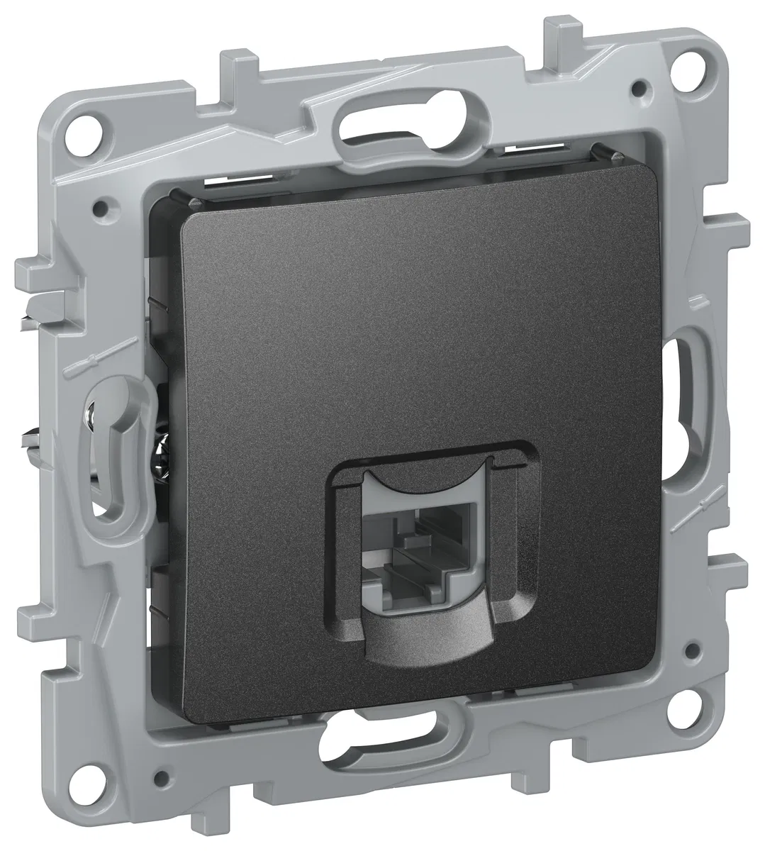 IEKETIKA Розетка компьютерная RJ45 категория 5Е UTP 6726411 антрацит IEK
