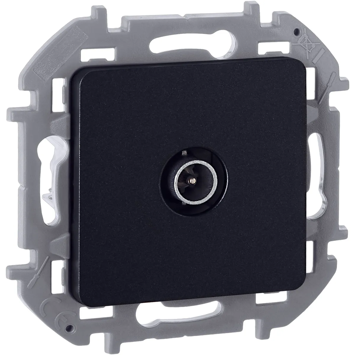 INSPIRIA Розетка TV проходная антрацит