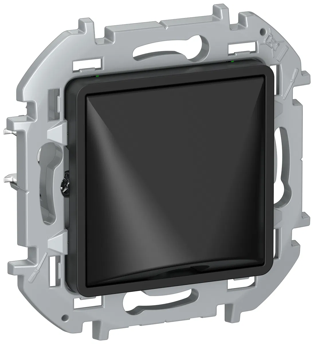 IEKINSPIRIA Cable outlet with cable clamp 6738991 matte black IEK
