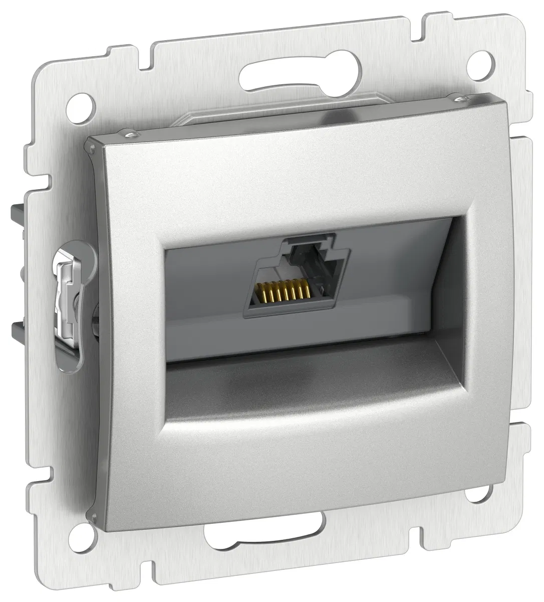 IEKVALENA RJ45 computer socket category 5E UTP 6943341 aluminum IEK
