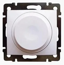 VALENA DIY Светорегулятор поворотно-нажимной универсальный LED 300Вт белый
