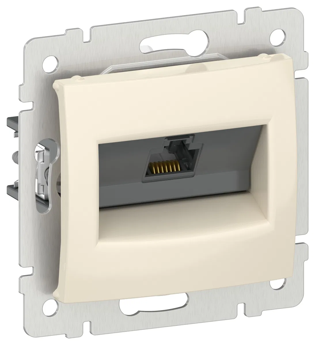 IEKVALENA RJ45 computer socket category 5E UTP 6956241 ivory IEK