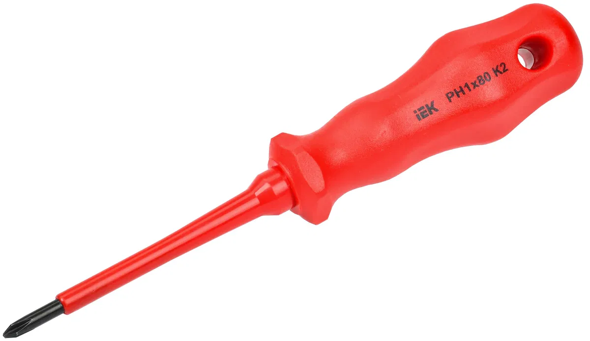 ARMA2L 3 Dielectric screwdriver PH1x80 K2 IEK A2L3-SC30-K2-PH-10-080