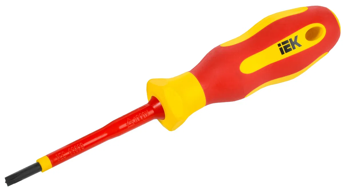 ARMATOOL Отвертка диэлектрическая PH/SL1х80 Т2 IEK A2L5-SC30-T2-HS-10-080