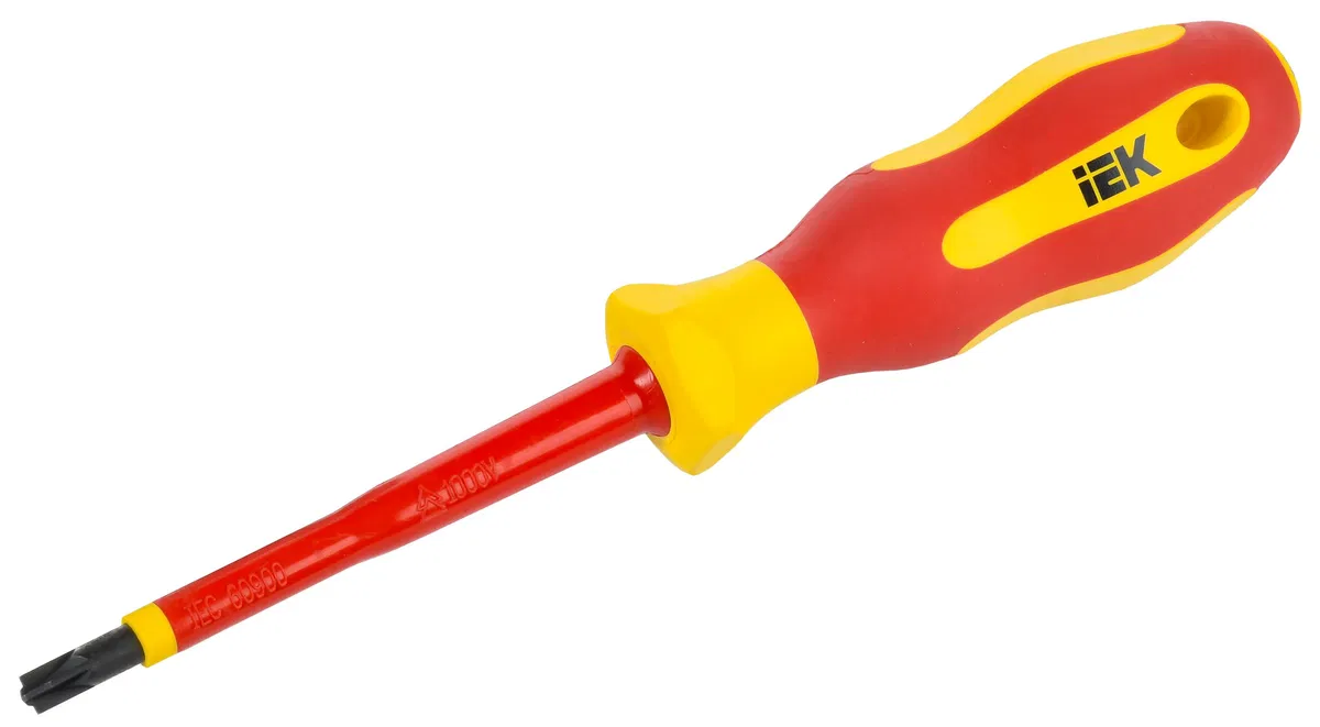 ARMATOOL Отвертка диэлектрическая PZ/SL2х100 Т2 IEK A2L5-SC30-T2-ZS-20-100