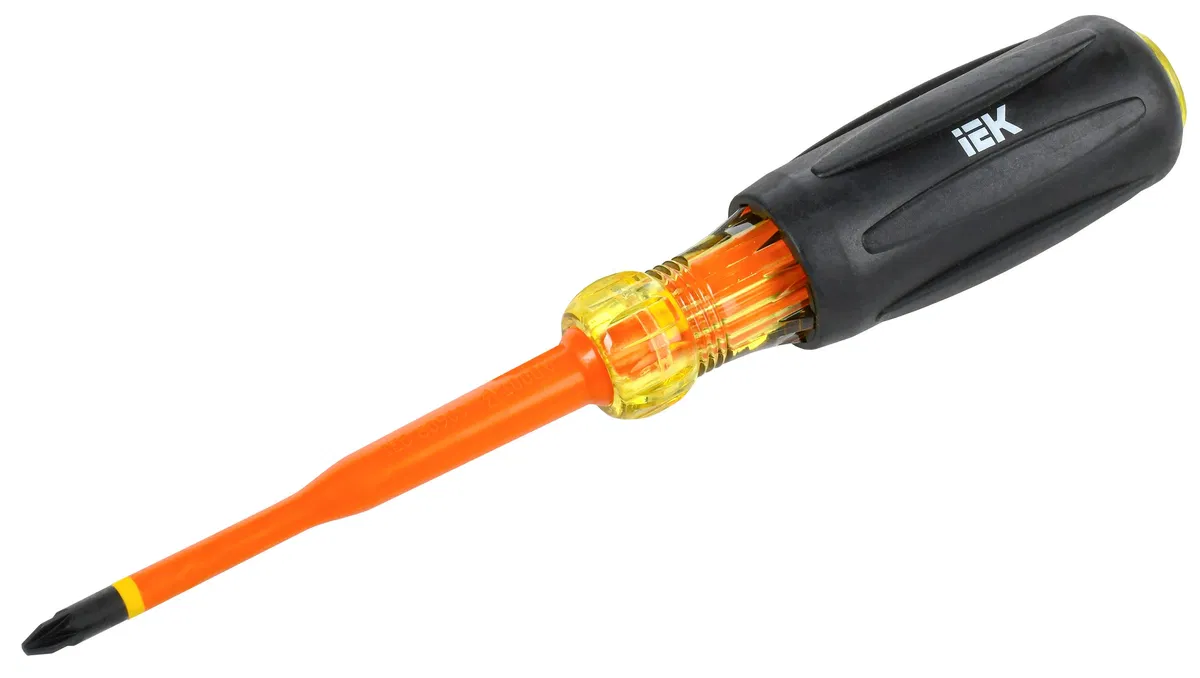 ARMA2L 5 Отвертка диэлектрическая SLIM PZ2х100 Т3 IEK A2L5-SC31-T3-PZ-20-100