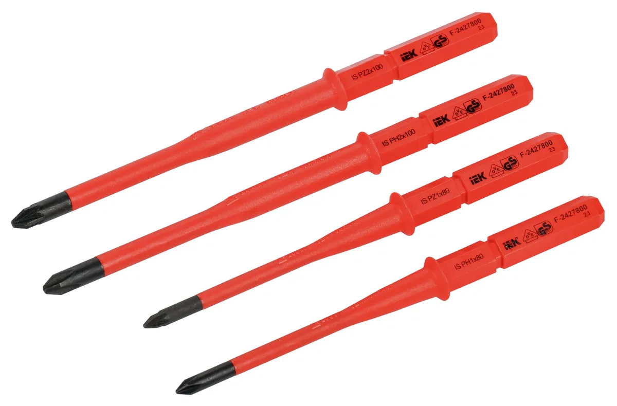ARMATOOL Набор диэлектрических жал SLIM PH-PZ 4шт IEK A2L5-SH21D-BI-1-T2-204
