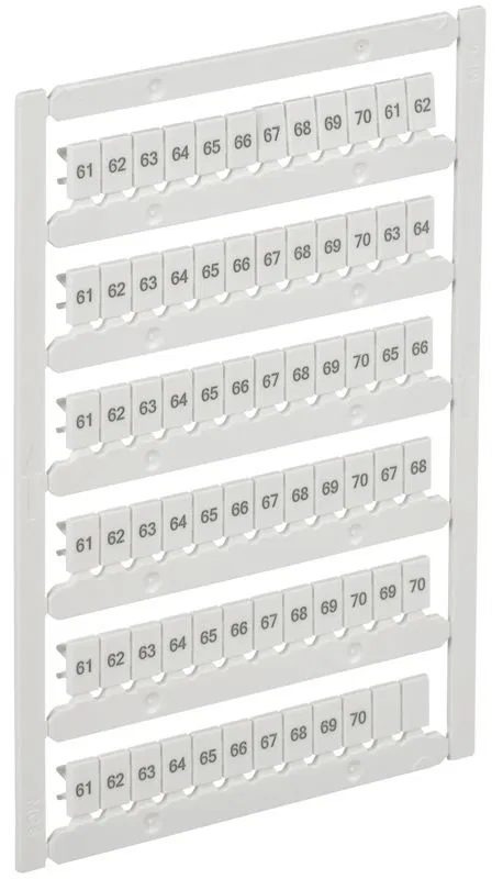 Маркер для CTS/CP 4кв.мм "61-70" ARMAFIX IEK AF-CT10D-M-004-07