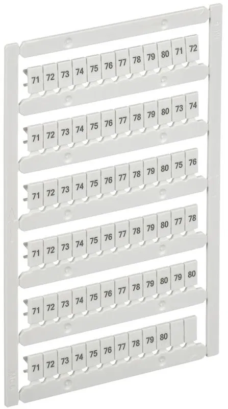 Маркер для CTS/CP 4кв.мм "71-80" ARMAFIX IEK AF-CT10D-M-004-08