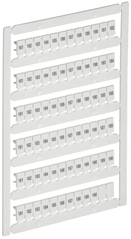 Маркер для CTS/CP 4кв.мм "181-190" ARMAFIX IEK AF-CT10D-M-004-19
