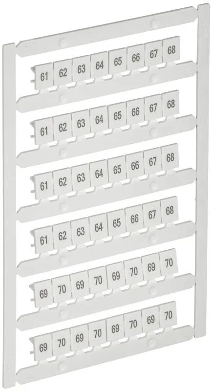 Маркер для CTS 6кв.мм/CP 10кв.мм "61-70" ARMAFIX IEK AF-CT10D-M-006-07