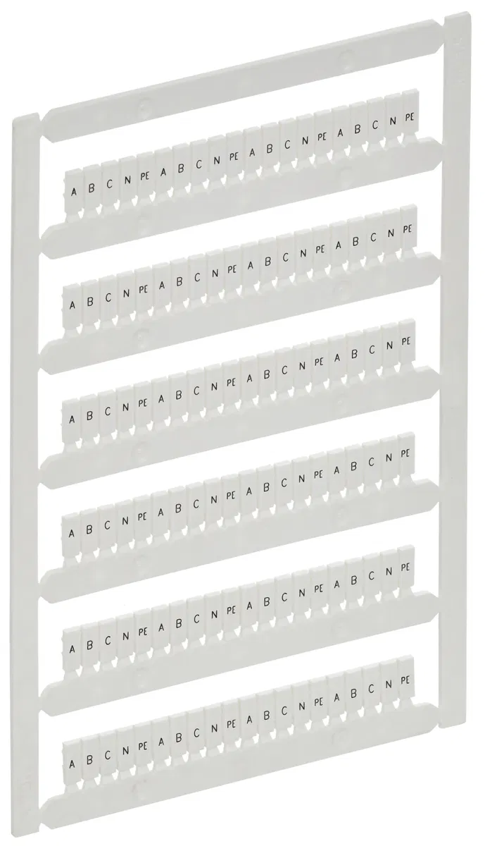 ARMAFIX marker for CP 1.5mm2 with symbols "A; B; C; N; PE" IEK AF-CT10D-M-D15-21
