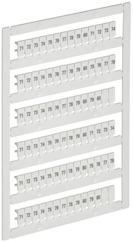 Маркер для CTS/CP 2.5кв.мм "71-80" ARMAFIX IEK AF-CT10D-M-D25-08
