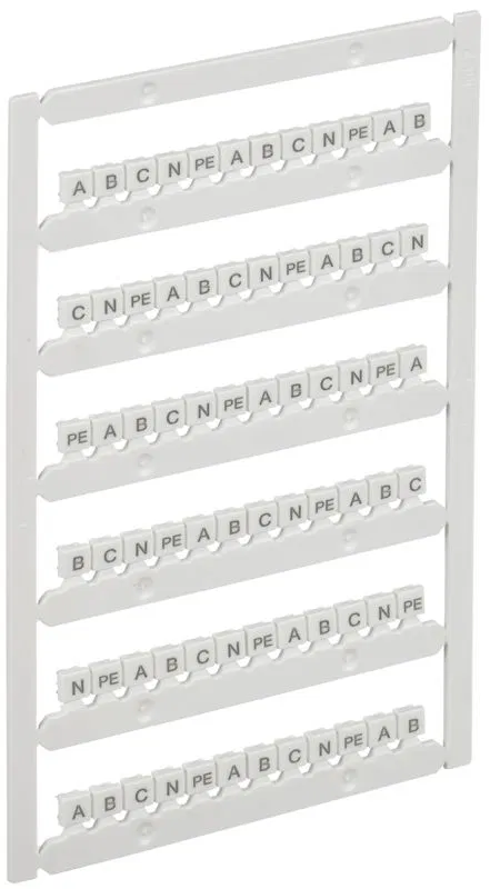 Маркер для CTS-ML 3 уровня 2.5кв.мм "A; B; C; N; PE" ARMAFIX IEK AF-CT10D-M-D25-21-3