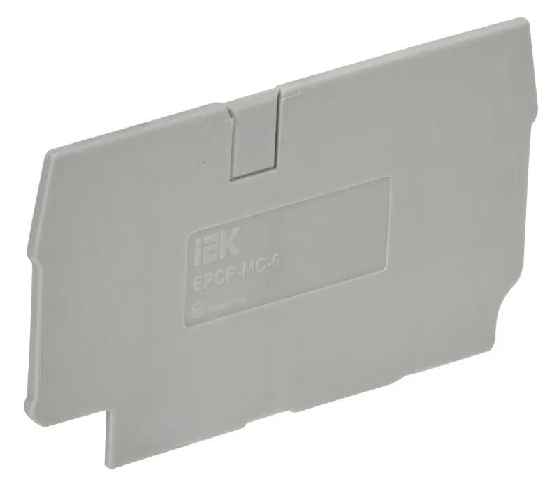 Заглушка для колодки клеммной CP 10кв.мм сер. ARMAFIX IEK AF-CT20-00-K03-010-ZGL