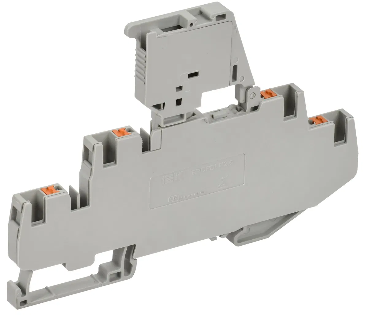 ARMAFIX Колодка клеммная CPDLF2.5 2х-уровневая с держателем предохранителя на верхнем уровне IEK AF-CT24-00-22-K03-002
