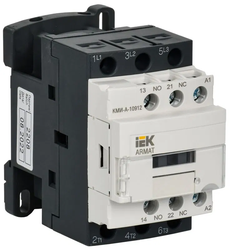 Контактор КМИ-А-10912 LC1D 9А кат. 400В AC 1НО+1НЗ AC-3 IEK AR-ACC-11-009-400-11