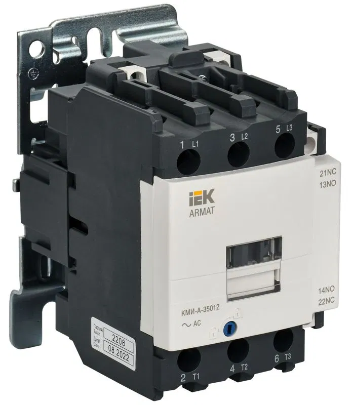 Контактор КМИ-А-35012 LC1D 50А кат. 24В AC 1НО+1НЗ AC-3 IEK AR-ACC-31-050-024-11