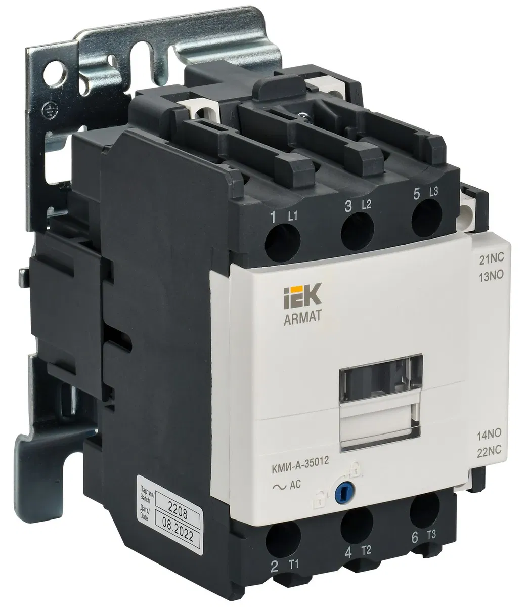 ARMAT Контактор КМИ-А-35012 LC1D 50А 400В/АС3 1NO/1NC IEK AR-ACC-31-050-400-11