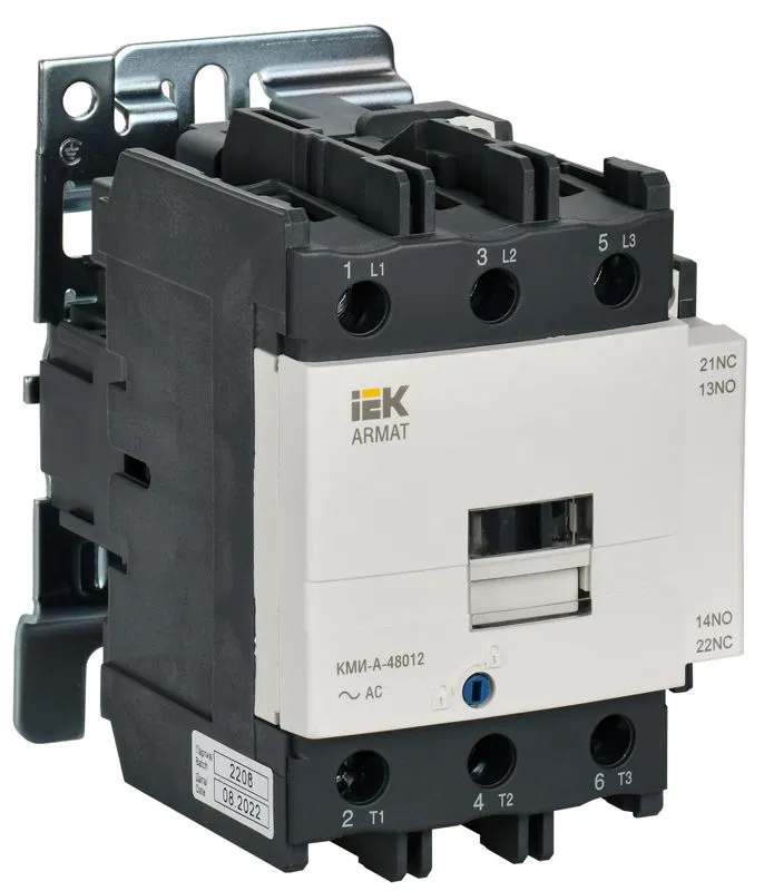 Контактор КМИ-А-48012 LC1D 80А кат. 24В AC 1НО+1НЗ AC-3 IEK AR-ACC-41-080-024-11