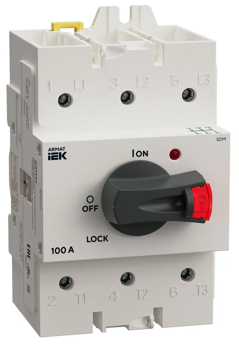 ARMAT Выключатель-разъединитель SDM 3P 100А AR-SDM-11-100 IEK