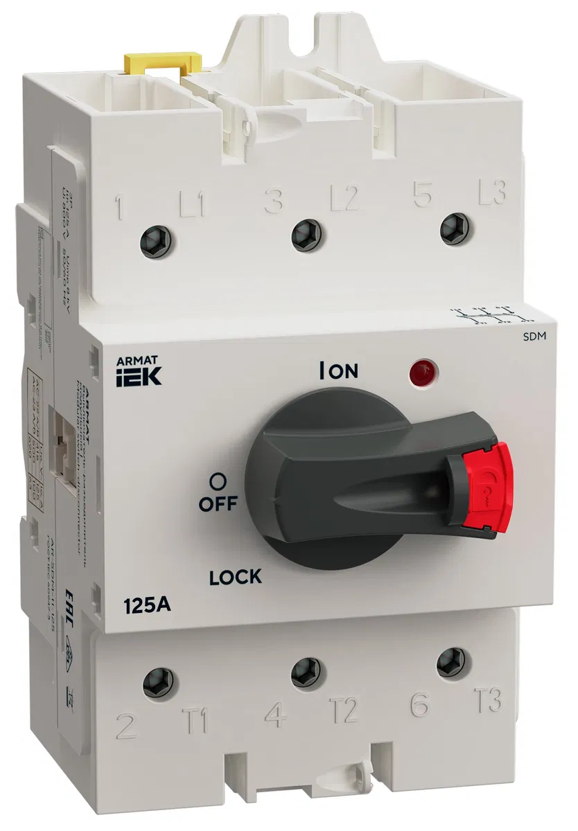 ARMAT Выключатель-разъединитель SDM 3P 125А IEK AR-SDM-11-125