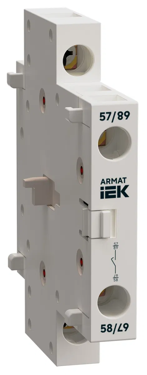 ARMAT Контакт дополнительный для SDM раннее замыкание 1NO 10А IEK AR-SDM-AUX-ACE-10-010