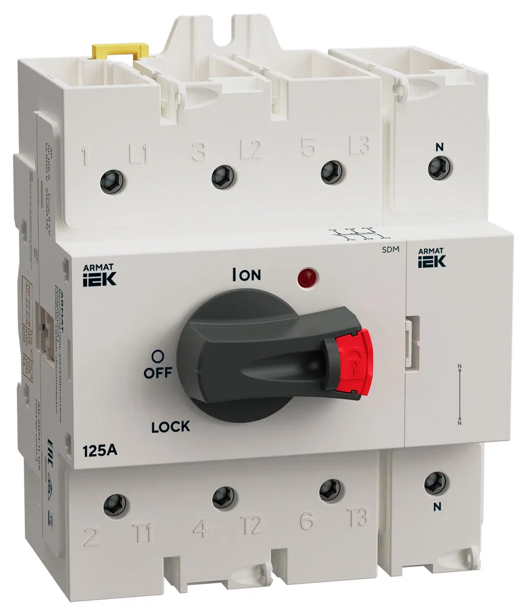 ARMAT SDM 125A IEK AR-SDM-AUX-ANP-125 中性极