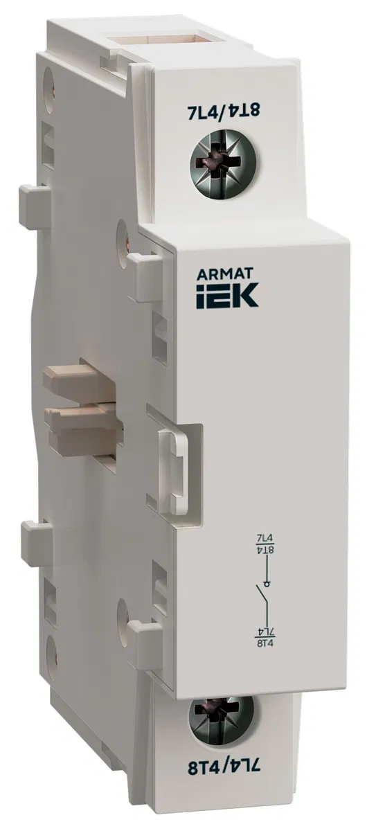 ARMAT Pole auxiliary for SDM synchronized contact 63A IEK AR-SDM-AUX-APS-063