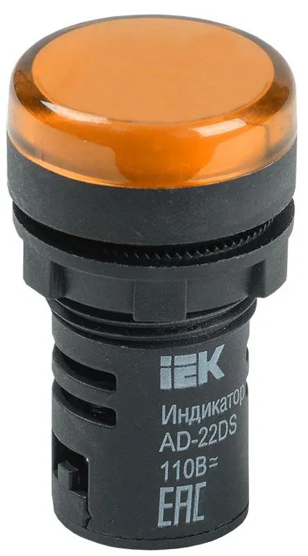 Лампа светосигнальная AD22DS d22мм 36В AC/DC желт. KARAT IEK BLS10-ADDS-036-K05