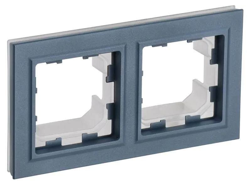 Рамка 2-м IP44 BRITE РУ-2-БрМ-44 маренго IEK BR-M22-44-K35