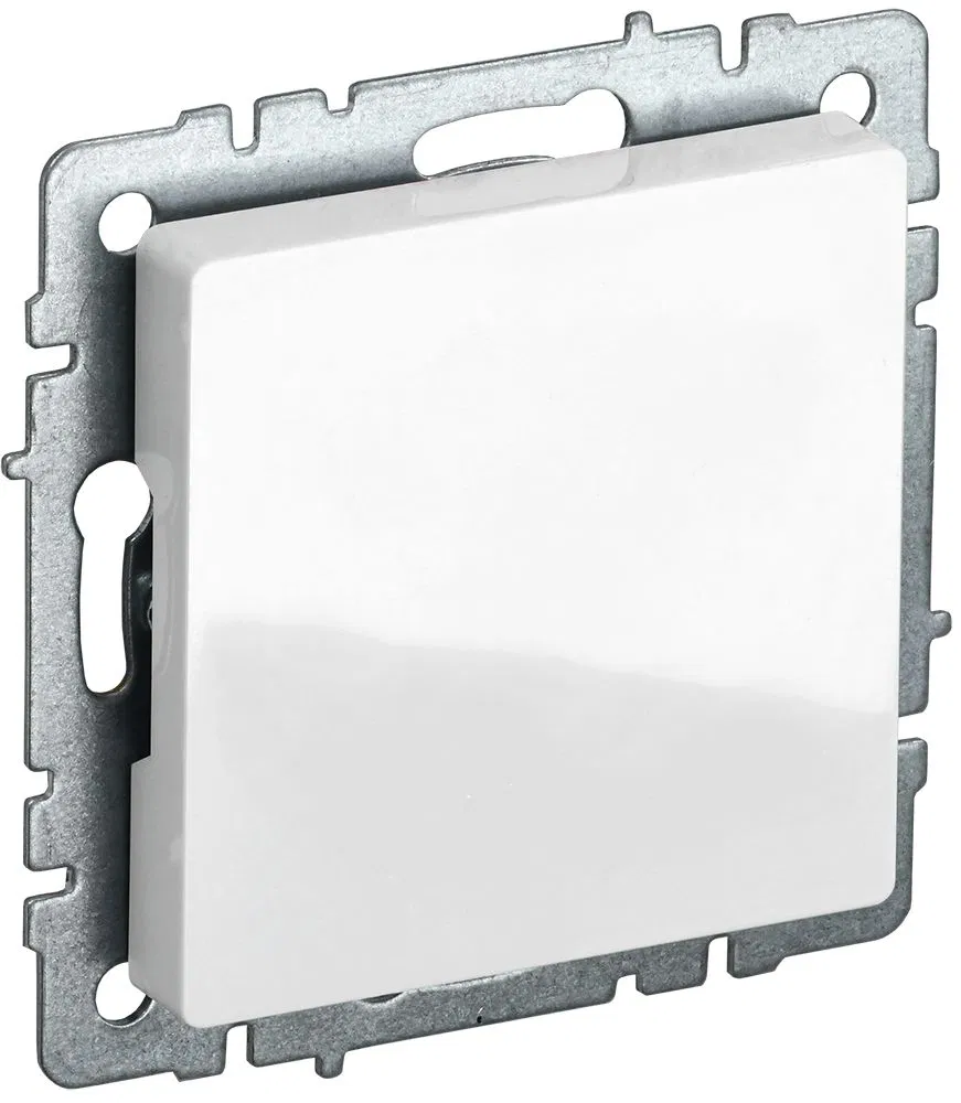BRITE Заглушка с суппортом МЗ10-БрБ белый IEK BR-PL10-K01