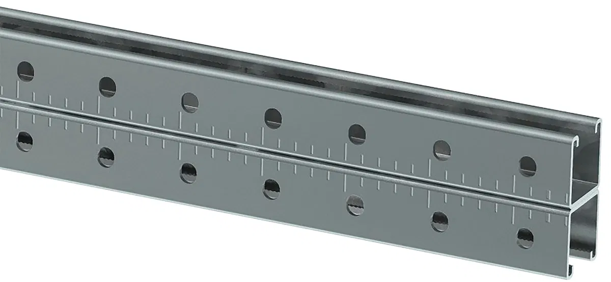 STRUT-profile perforated double 41x41x1000-2.5 EZ IEK CLM50D-PSD-41-41-10-3