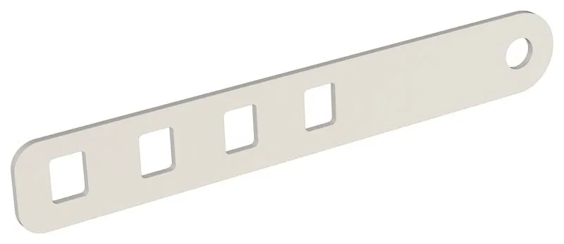 Пластина шарнирная H=35мм RAL 9016 IEK CLM51D-PSH-035-9016