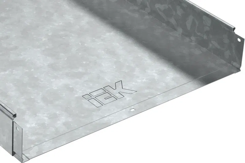 Лоток листовой неперфорир. 500х100 L3000 сталь HDZ IEK CLN10-100-500-3-M-HDZ