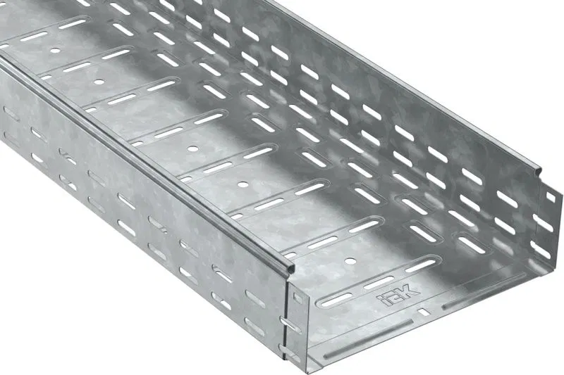 Лоток листовой перфорир. 400х100 L3000 сталь HDZ IEK CLP10-100-400-3-M-HDZ