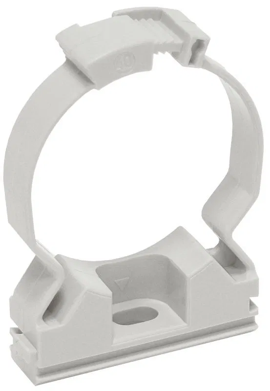 Держатель хомутный для труб CFC25 d25 сер. ELASTA IEK CTA10MP-CFC25-K41-100