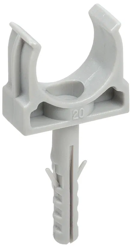 ELASTA Держатель с защелкой и дюбелем CT20 (без винта) IEK CTA10MP-CT20-K41-100