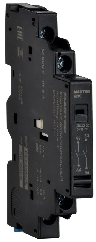 Контакт дополнительный 2НЗ ДК32-20 KARAT IEK DMS11D-AU20