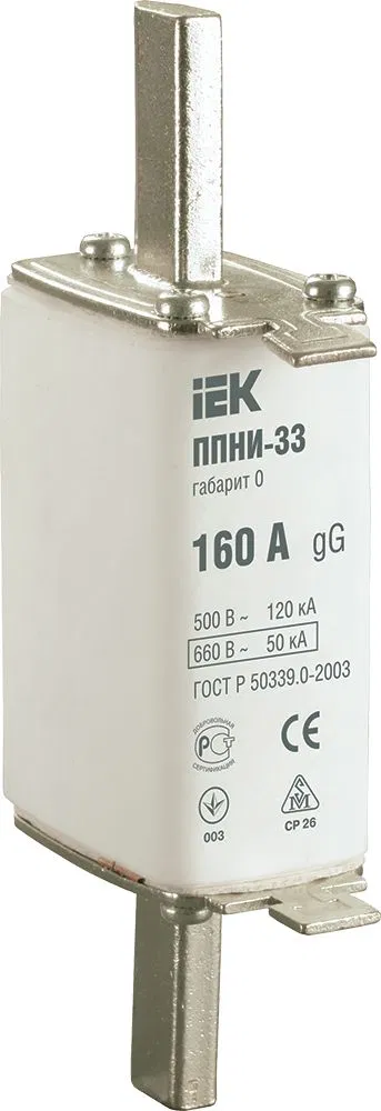 PPNI-33 保险丝熔断片 尺寸 0 160A IEK DPP20-160