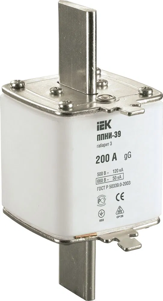 Fuse Link PPNI-39 size 3 200A IEK DPP50-200