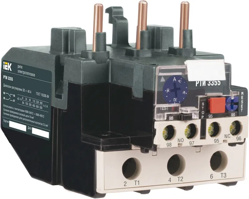 Реле РТИ-3365 электротепловое 80-93А IEK DRT30-0080-0093